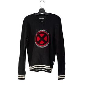 Marvel Sweater Xavier Institute For Higher Learning Size Men's Small Black X-Men